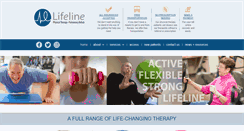 Desktop Screenshot of lifeline-therapy.com